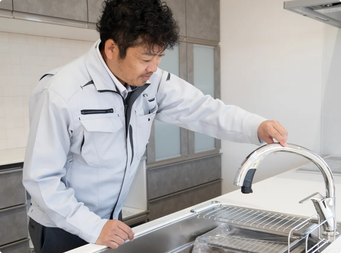 自社職人による高品質な施工