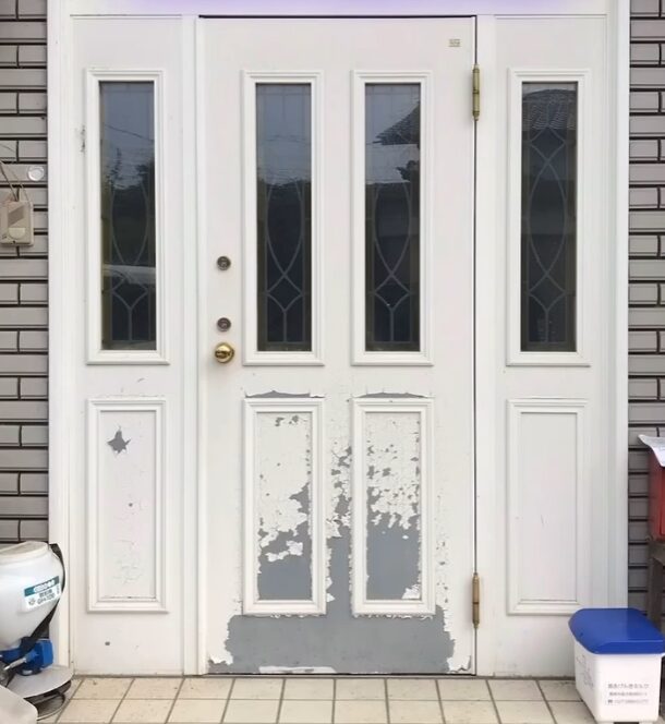 玄関交換工事 Before