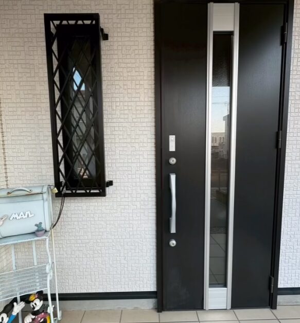 玄関交換工事 Before